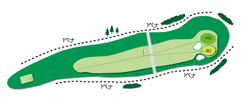 西コースHole.7図